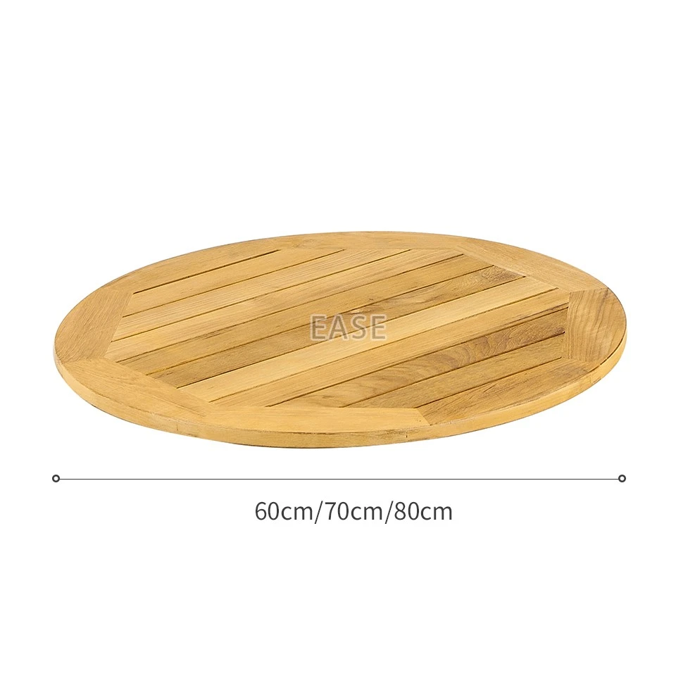 2 round teak table top china
